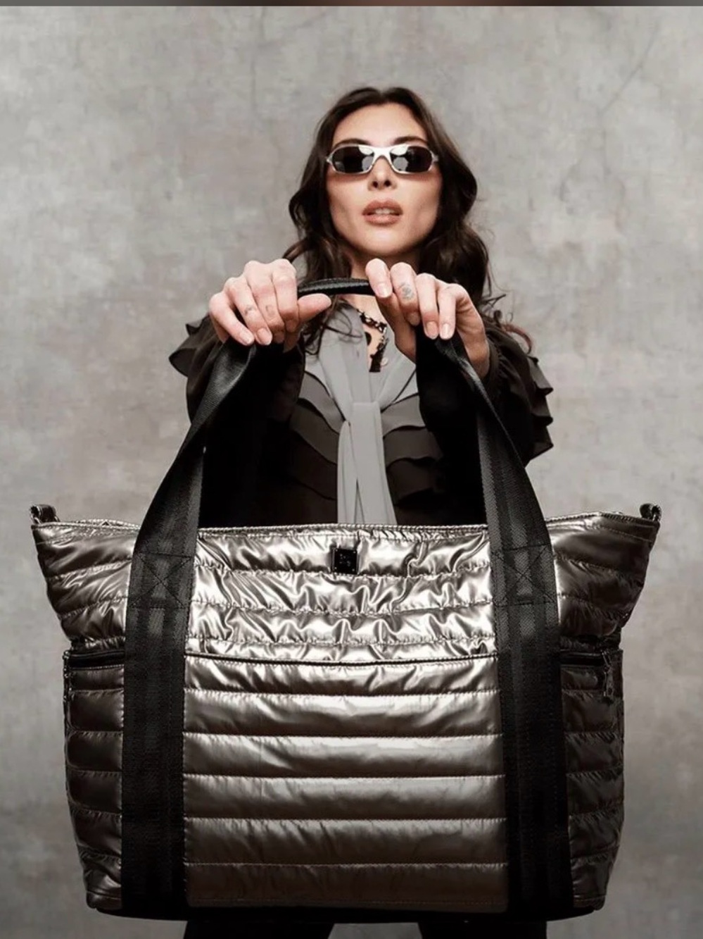 THINK ROLYN Wingman Travel Bag Lightning Gray $282 retail on site now NWOT